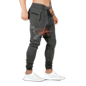 Pantalon de survêtement en coton flexible pour hommes avec logo imprimé personnalisé de haute qualité à des fins décontractées et de jogging - Product Image 2