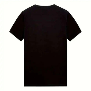 เสื้อยืดผู้ชายลายพิมพ์โลโก้ประดับคริสตัลแบบกำหนดเองสำหรับฤดูร้อน ดีไซน์เรียบหรู ผลิตจากโพลีเอสเตอร์ 100% เป็นมิตรต่อสิ่งแวดล้อม สไตล์ไฮสตรีท - Product Image 1