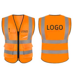 Gilet de sécurité personnalisé avec logo, haute visibilité, réfléchissant, pour travaux de nuit en extérieur - Product Image 1