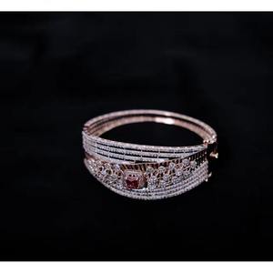 Bracelet de luxe tendance en or rose 9 carats avec diamant de laboratoire ovale 4,91 carats FG VS certifié IGI, plaqué rhodium, bijoux fins pour femmes, cadeau - Product Image 3
