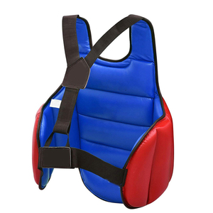 Premium Leather Made <b>Foam</b> <b>Padded</b> Adjustable Taekwondo Chest Guards New Design Durable Protective Taek Wondo Chest Guard - Product Image 4