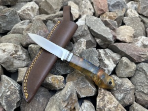 Cuchillo Utilitario para Exteriores con Construcción de Espiga Completa para Camping, Pesca y Bushcraft, Cuchillo de Hoja Fija Resistente - Product Image 4