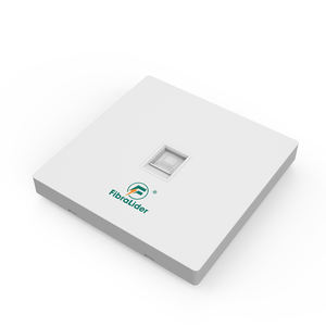 Plaque murale réseau en plastique à port unique de type 86, module de prise réseau, panneau RJ45, plaque frontale, fourni par l'usine - Product Image 2