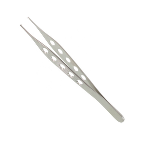 Pinzas para Tejidos Microquirúrgicas de 12 cm, 5 Orificios, 1x2 Dientes, Punta Fina, Acero Inoxidable, Pinzas Quirúrgicas Manuales para Manipulación de Tejidos - Product Image 6