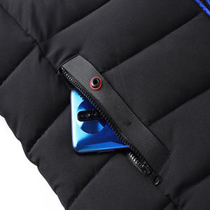 Veste matelassée noire classique pour un usage quotidien, veste matelassée à capuche pour homme - Product Image 6