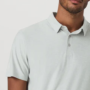 Camiseta Polo para Hombre con Cuello Camisero, Impresión de Logotipo Personalizado de Alta Calidad / Color Sólido con Diseño de Logotipo Personalizado para Verano - Product Image 3