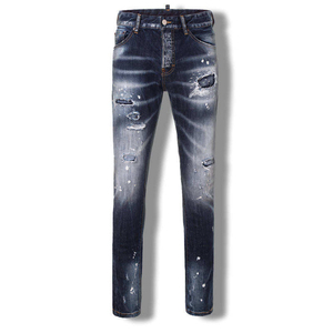 Pantalones vaqueros anchos para hombre, estilo streetwear y2k, con logo personalizado, proveedor mayorista, fabricante de jeans de alta calidad - Product Image 1