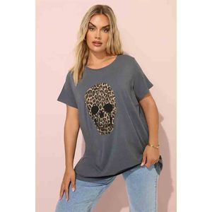 Camiseta con estampado de calavera animal - Product Image 1