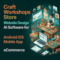 Software de IA para Diseño Web para Talleres de Artesanía, Aplicación Móvil para Android e iOS, Comercio Electrónico, Plugin para WordPress y Shopify, Software de IA para CRM