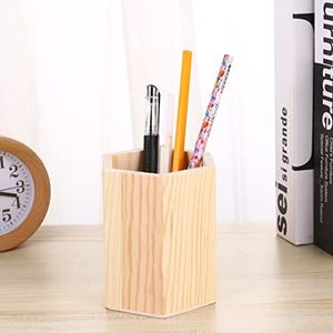 Support à stylos et organiseur de bureau en bois de qualité supérieure – Porte-crayons fait main pour le bureau, la table d'étude, le poste de travail et la décoration intérieure - Product Image 2