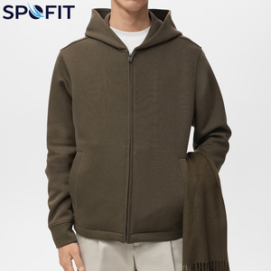 Sweat à capuche haute performance pour hommes, logo personnalisé, 100 % coton, sport de plein air, sweat à capuche zippé de haute qualité pour garçons, coupe classique, streetwear - Product Image 6
