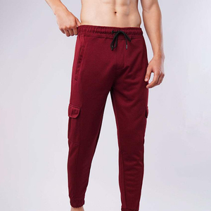 Men's Custom Casual Fleece Sweatpants Midweight Breathable Outdoor Joggers Elastic Waist Comfortable Fit Wholesale Summer Flat - Product Image 1