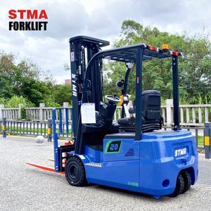 סטמה 1500 ק "ג 2ton 48v מזלג להרים חשמל 1.5t 2 טון חשמלי טון משקל מלגזה 3 גלגל משאית מחיר - Product Image 4