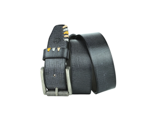 Cinturón de Cuero de Primera Calidad en Oferta, Cinturón de Cuero Marrón de Grano Completo con Hebilla de Zinc a Precio de Mayoreo desde Pakistán - Product Image 3