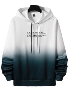 Jerseys de moda para hombre invierno otoño 2025 algodón de alta calidad con capucha impresión Digital liso teñido 100% - Product Image 6