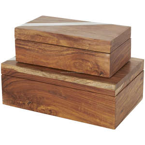 Acacia Wood <b>Memory</b> <b>Box</b> With Hinged Lids Wooden Jewelry <b>Box</b> Small Storage Bridal Shower Keepsake Gifts <b>Box</b> - Product Image 1