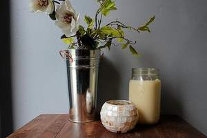 Jardinière en métal galvanisé pour fleurs, design vintage, suspendue et légère, durable, pour usage en jardin - Product Image 4