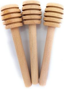 Cuchara de Madera Única para Mezclar Miel, Utensilio de Cocina para Servir Miel, Té y Café, Colección Artesanal - Product Image 3