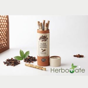 Palillo de limpieza dental herbal con sabor a clavo, hecho de madera de miswak de primera calidad para dientes saludables, aliento fresco y cuidado de las encías. - Product Image 3