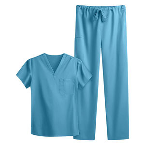 Ensemble d'uniformes d'infirmière professionnels unisexes, doux et extensibles, avec pantalon de jogging élastique et détection d'aiguilles, articles en stock, le meilleur - Product Image 2