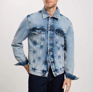 Men's Washed <b>Denim</b> Jacket Regular Fit Turn-down Collar Single Breasted Casual Autumn Cotton <b>Coat</b> - Product Image 2