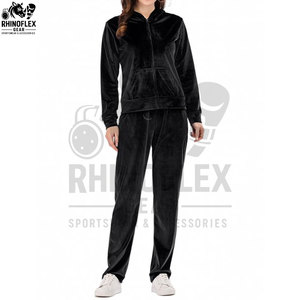 Nouveaux ensembles en velours courts à capuche, tenues deux pièces pour femmes, survêtement - Product Image 5