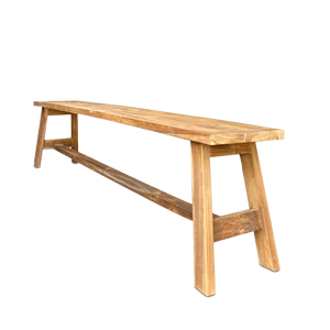 Mesa Consola Moderna de Madera Maciza Ecológica Hecha a Mano, Diseño Minimalista, Mueble Duradero para Sala de Estar, Gubuk Bali F013014 - Product Image 2