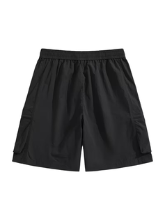 Men's Solid Color Knitted Polo Shirt and Shorts Set Casual Summer Wear - Product Image 3