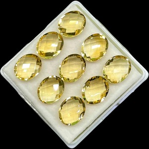 ซิทรินธรรมชาติ 11x9 มม. รูปไข่ทรงบริโอเลต ไม่ผ่านการปรับแต่ง ราคาขายส่ง - Product Image 4