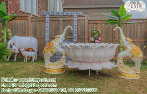 อุปกรณ์ประกอบฉากฮาลดิสว่างสดใสสำหรับงานแต่งงานอินเดีย - Product Image 6