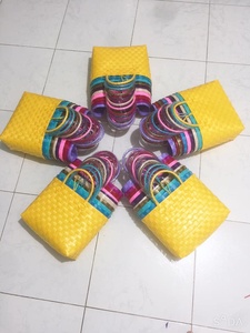 2024 Bolsas tejidas de plástico de colores más vendidas Blue Lotus Premium Exportador - Product Image 4