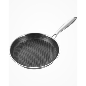 Eco-Friendly Triply Stainless Steel Frying Pan <b>Induction</b> Compatible Skillet with Mirror Polished Finish <b>For</b> Cooking - Product Image 5