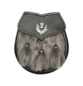 Sporran écossais en cuir - Cuir véritable de haute qualité, couleur/logo/tailles personnalisables, confortable et durable - Product Image 4