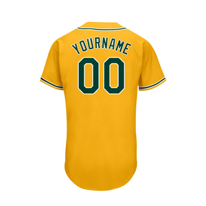 Chemises de baseball en polyester à sublimation personnalisée, lettres brodées, jersey de baseball vintage 100% coton pour hommes - Product Image 4