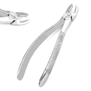 Forceps d'extraction dentaire manuels de qualité supérieure pour racines inférieures et molaires, modèle anglais, certifiés MOL - Product Image 1