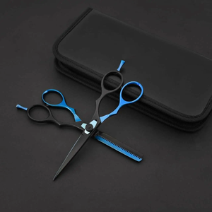 Wholesale Hairdressing Hair <b>Scissors</b> Hair Cutting Barber Salon Shears <b>Mustache</b> Beard Hairdresser Shears - Product Image 3