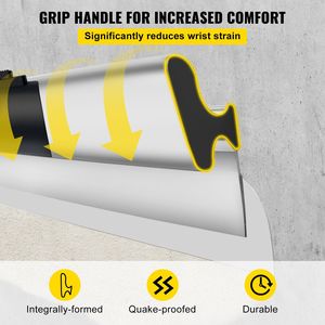 Set di Lame per Raschiatura in Acciaio Inox Europeo 25+40+60 cm con Manico Telescopico in Alluminio 35"-78" - Product Image 4