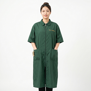 Women Drop-Shoulder-Turn Down-Collar Grooming Smock Gown \ Hair Stylist Barber Capes and Beauty Salon Hairdresser Grooming Smock - Product Image 6