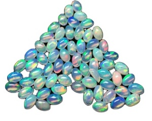 Smooth Oval & Pear Shaped Free Size Natural Cabochon Cut Ethiopian <b>Fire</b> Opal Loose Gemstones for Jewelry Making Use PDM <b>Gems</b> - Product Image 2