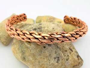 Unique Design Handmade Hammerd Copper <b>Bracelet</b> by glowin fashion - Product Image 4