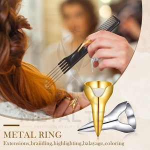 Custom Stainless Steel Hair Sectioning Rings for Women Beauty Salon Hair Extensions Removal Tools Lightweight Reusable - Product Image 5
