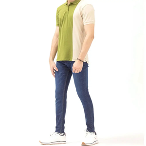Camisetas Polo de Rugby a Rayas para Hombre, Tallas Grandes, Personalizadas, con Hombros Caídos, Corte Holgado, Estilo Clásico, 100% Algodón - Product Image 3