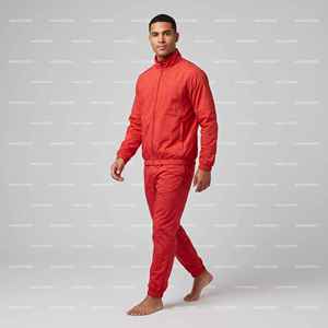 Custom Windproof Detachable Zipper Tracksuit <b>Nylon</b> Windbreaker Jacket & Jogger <b>Pants</b> Men's Windproof Sports Set - Product Image 2