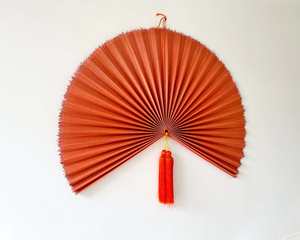 พัดไม้ไผ่สไตล์วินเทจฤดูร้อน ทำมือจากใบปาล์ม ของชำร่วยงานแต่งงาน - Product Image 4