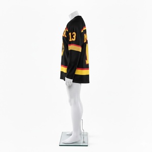 Camiseta de Hockey sobre Hielo MEGAMAPLE Personalizada, Jersey de Equipo Sublimado, Uniforme de Práctica Transpirable, Ligero y Duradero de Poliéster/Spandex, OEM - Product Image 3