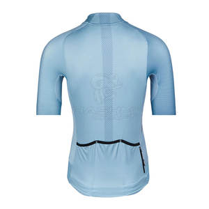 Maillot de Ciclismo de Manga Corta de Ajuste Avanzado para una Mayor Velocidad, con Cintura Elástica y Diseño de Cremallera Oculta Suave - Product Image 2