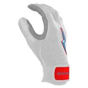 Guantes de Béisbol de Cuero Blanco de Alta Calidad, Cómodos, con Cierre de Gancho y Bucle Acolchado, Personalizables, Unisex, Juveniles - Product Image 4