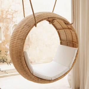 Oval swing chair seat cheap price wicker balcony <b>garden</b> furniture premium rattan <b>hanging</b> chairs - Product Image 3