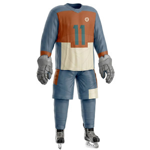Uniforme de hockey sur glace haut de gamme, tissu durable et confortable, design léger, maillot et pantalon pour l'entraînement, la pratique et les matchs - Product Image 3