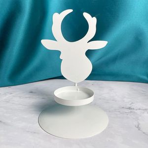 Portavelas Navideño Moderno de Metal con Diseño de Copo de Nieve, Ecológico, Personalizable, Duradero, Blanco, para Uso en Interiores y Exteriores - Product Image 4